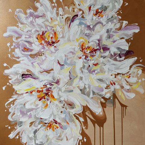 GOLDEN DREAMER van Anna Cher, Schilderij te koop op Singulart