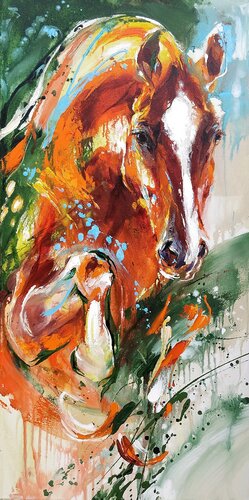 BORN FREE van Anna Cher, Schilderij te koop op Singulart