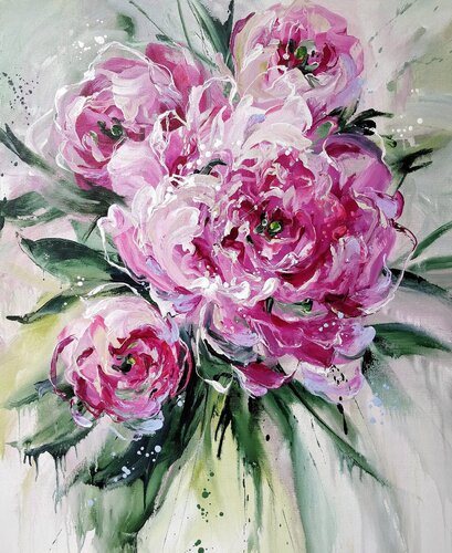 FLOWERING SOUL van Anna Cher, Schilderij te koop op Singulart