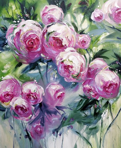 FLORAL DREAM van Anna Cher, Schilderij te koop op Singulart