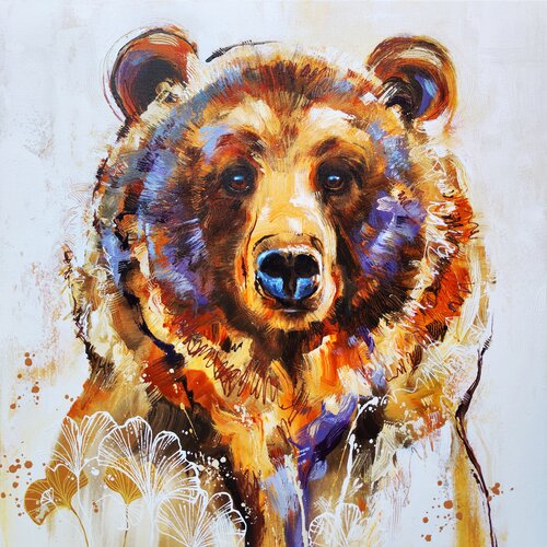 Bear van Anna Cher, Schilderij te koop op Singulart