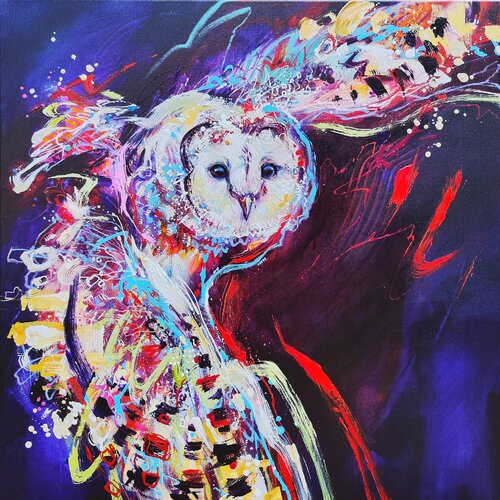 NIGHT SPIRIT van Anna Cher, Schilderij te koop op Singulart