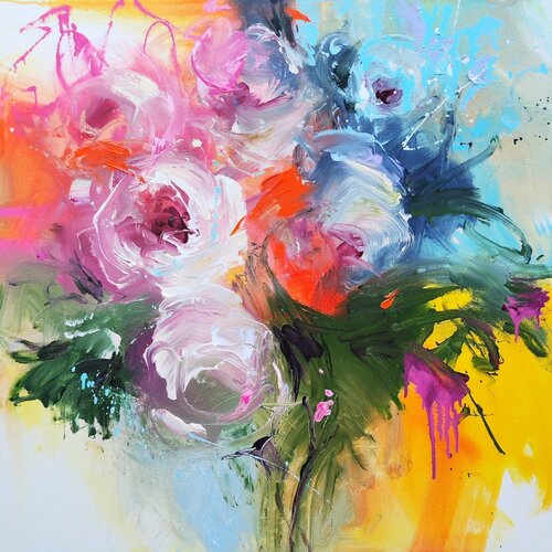 Euphoria in colour di Anna Cher, Pittura in vendita su Singulart