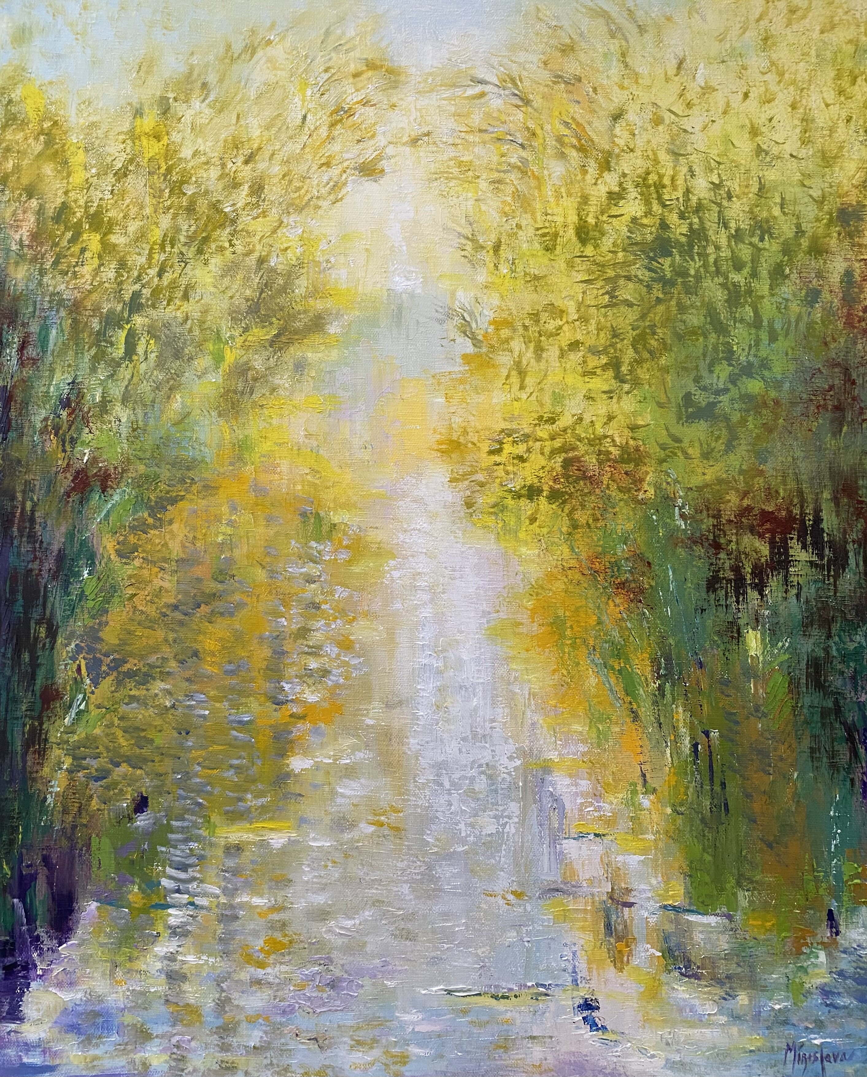 Thema meditation Gemälde