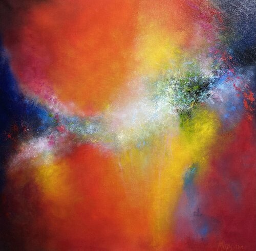 Reaching for the Stars von Miroslava Lipovec Friedman, Malerei kaufen auf Singulart