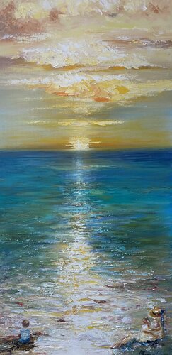 Yellow Momentum von Miroslava Lipovec Friedman, Malerei kaufen auf Singulart