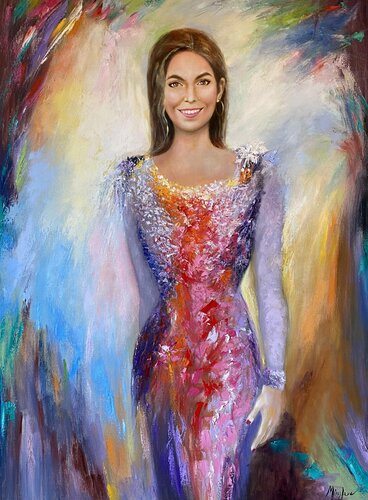 Veronica par Miroslava Lipovec Friedman, Peinture en vente sur Singulart