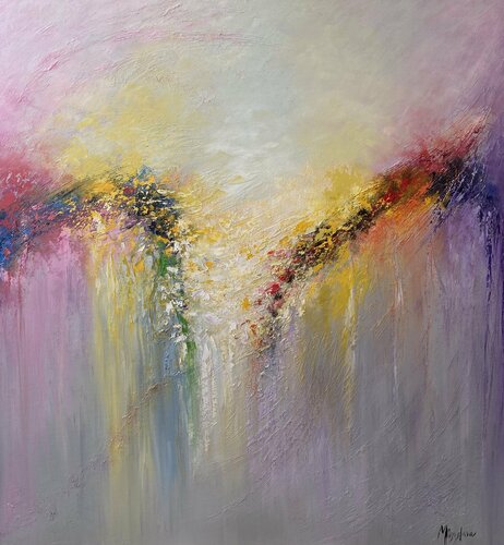 Love on the Way par Miroslava Lipovec Friedman, Peinture en vente sur Singulart