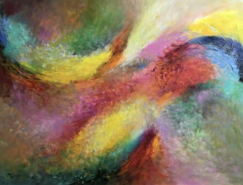 Color in Motion von Miroslava Lipovec Friedman, Malerei kaufen auf Singulart