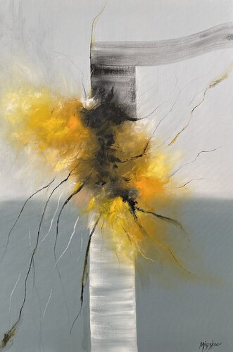 Yellow von Miroslava Lipovec Friedman, Malerei kaufen auf Singulart