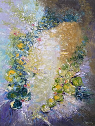 Lily Pond von Miroslava Lipovec Friedman, Malerei kaufen auf Singulart