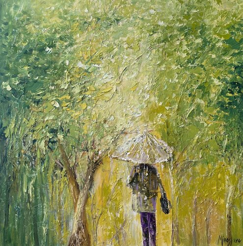 Alone in the Rain Miroslava Lipovec Friedman