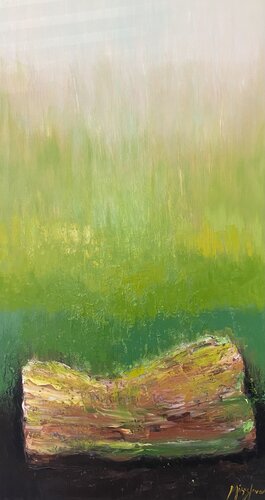 Green Treasure von Miroslava Lipovec Friedman, Malerei kaufen auf Singulart