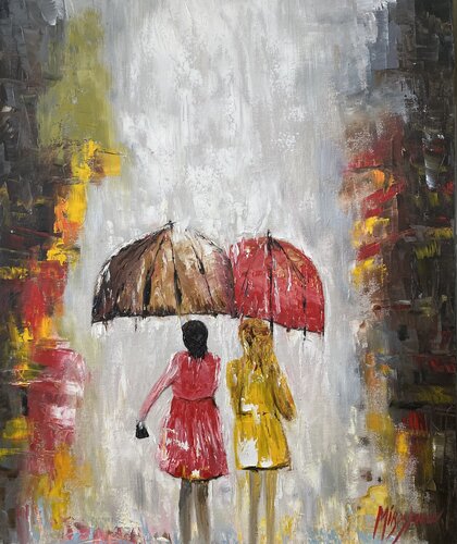 Lost in the Rain von Miroslava Lipovec Friedman, Malerei kaufen auf Singulart