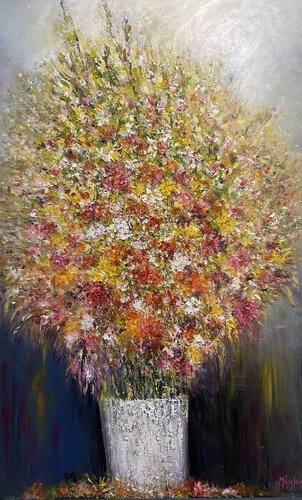 Pretty Flowers von Miroslava Lipovec Friedman, Malerei kaufen auf Singulart