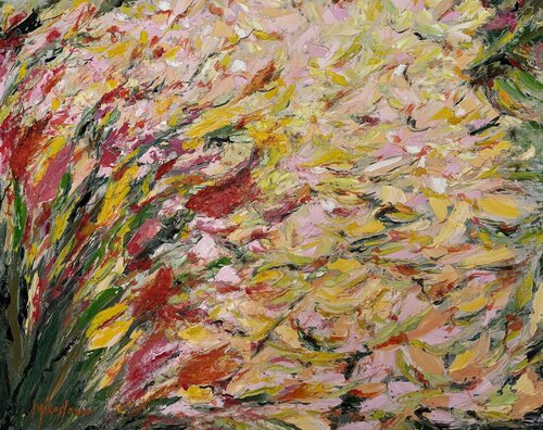 Garden of flowers von Miroslava Lipovec Friedman, Malerei kaufen auf Singulart