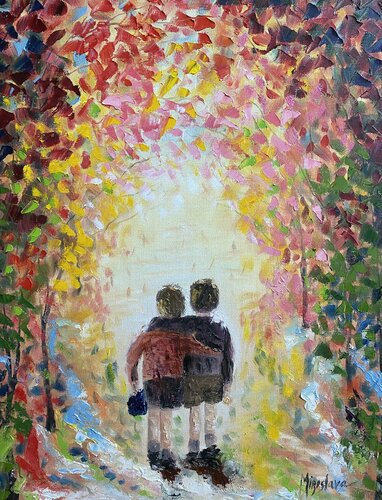 My Best Buddy von Miroslava Lipovec Friedman, Malerei kaufen auf Singulart