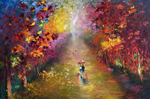 Spring Love von Miroslava Lipovec Friedman, Malerei kaufen auf Singulart