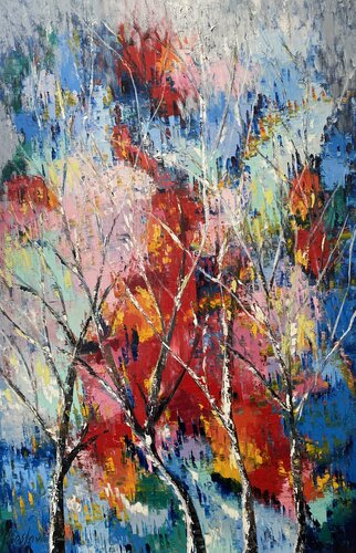 Life and Shadow in the City von Miroslava Lipovec Friedman, Malerei kaufen auf Singulart