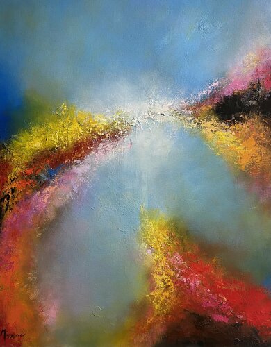 Connection par Miroslava Lipovec Friedman, Peinture en vente sur Singulart