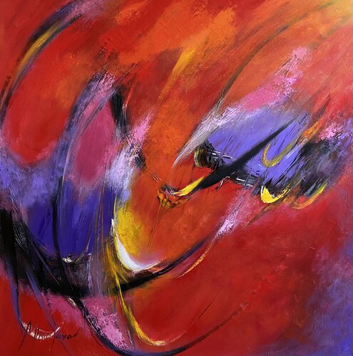 Interaction von Miroslava Lipovec Friedman, Malerei kaufen auf Singulart