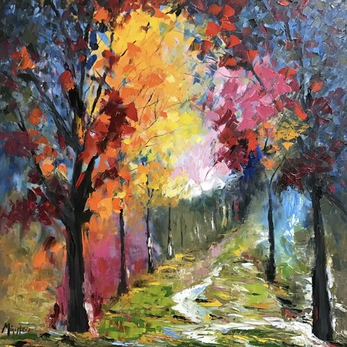 Devine Nature par Miroslava Lipovec Friedman, Peinture en vente sur Singulart