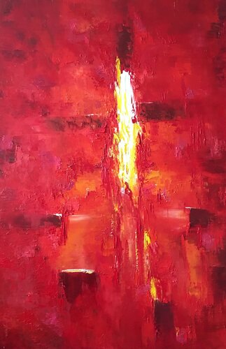 Attraction I von Miroslava Lipovec Friedman, Malerei kaufen auf Singulart