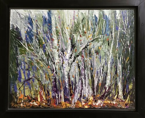 Purple Trees Miroslava Lipovec Friedman