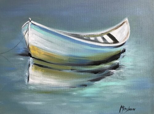 Little White Boat Miroslava Lipovec Friedman