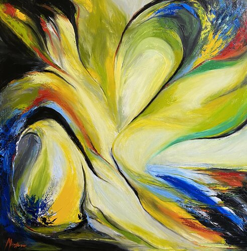 Super Powered di Miroslava Lipovec Friedman, Pittura in vendita su Singulart