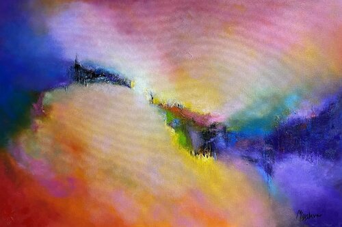 My Past Present and Future di Miroslava Lipovec Friedman, Pittura in vendita su Singulart