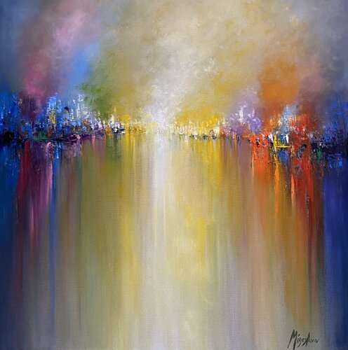 Memories of SF Bay par Miroslava Lipovec Friedman, Peinture en vente sur Singulart