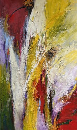 Nazca Celebration von Miroslava Lipovec Friedman, Malerei kaufen auf Singulart