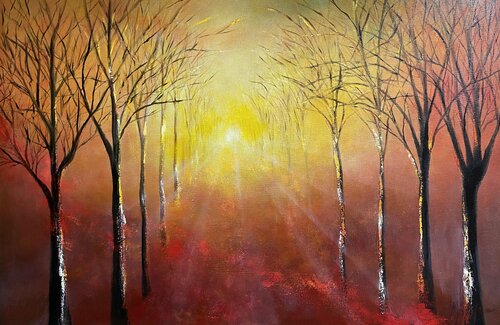 Amazing Sunset von Miroslava Lipovec Friedman, Malerei kaufen auf Singulart