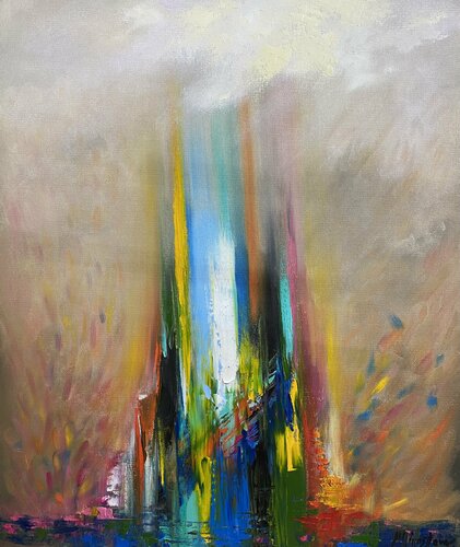 Reachimg  My Dreams par Miroslava Lipovec Friedman, Peinture en vente sur Singulart