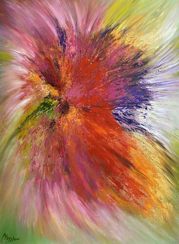 Enchanting Flower von Miroslava Lipovec Friedman, Malerei kaufen auf Singulart