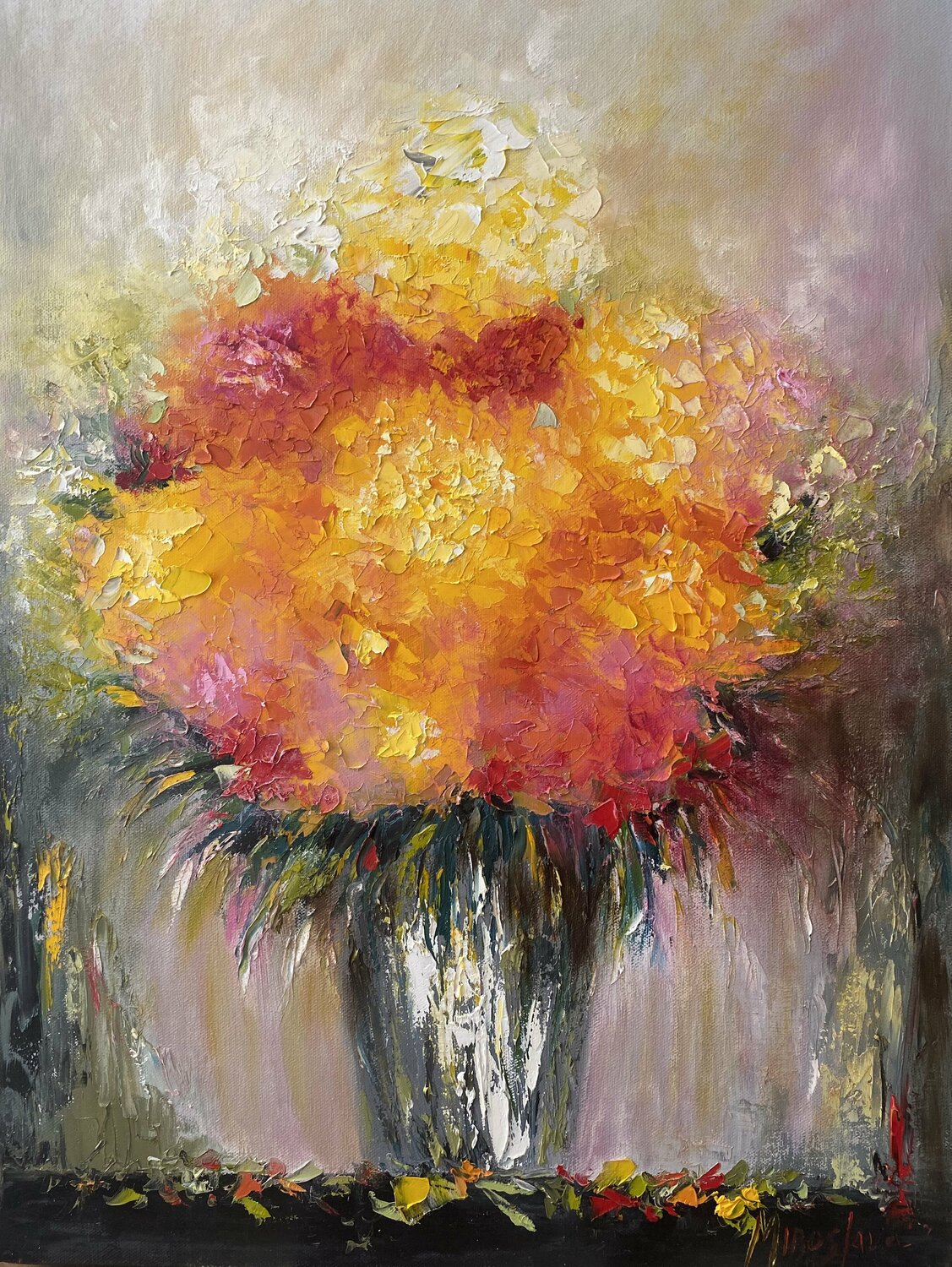Yellow Bouquet Miroslava Lipovec Friedman