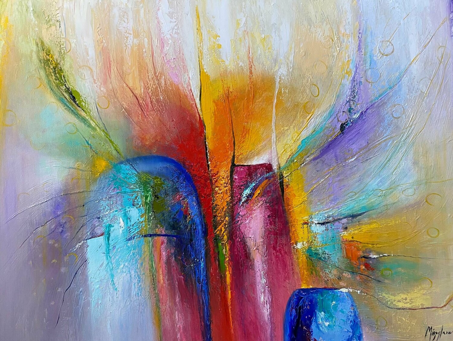 Eternity in Your Home Miroslava Lipovec Friedman Dipinto originale in vendita
