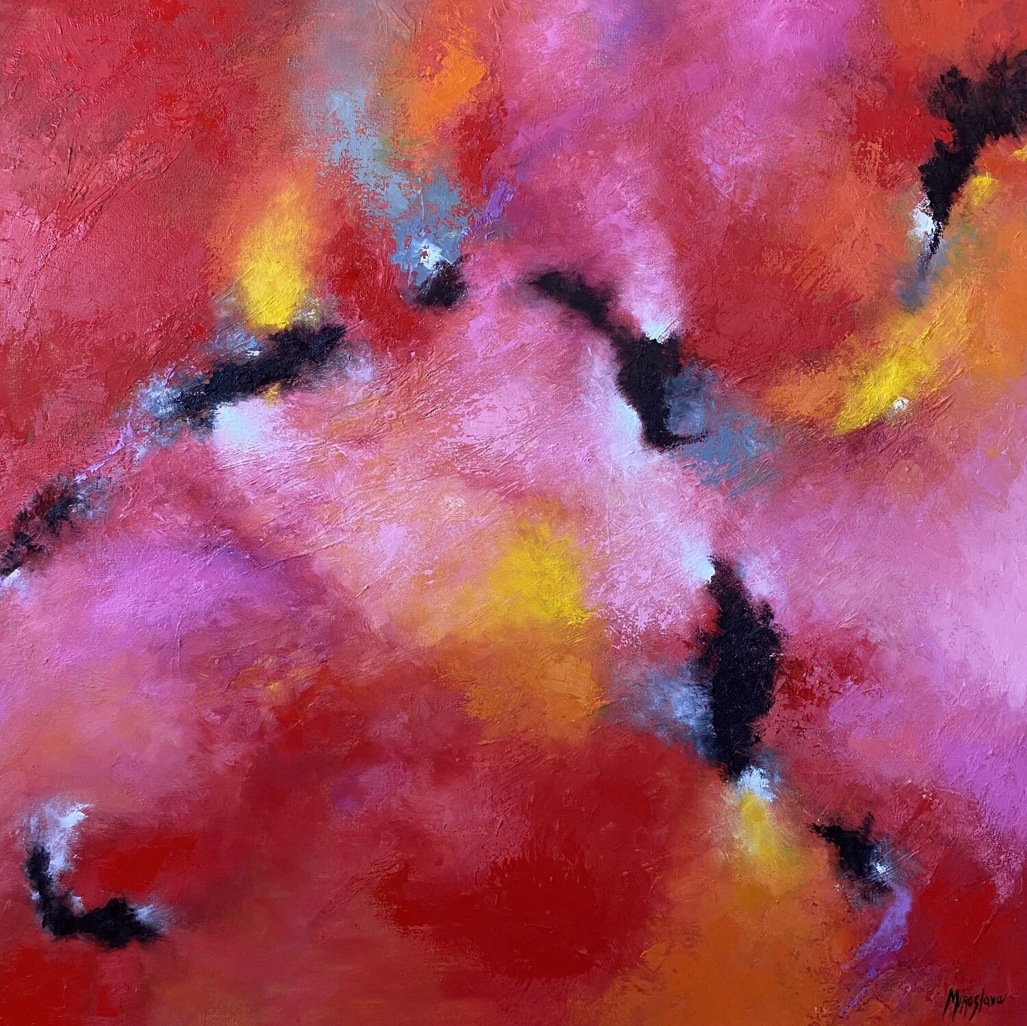 Rise of Creation Miroslava Lipovec Friedman Originalgemälde zu verkaufen