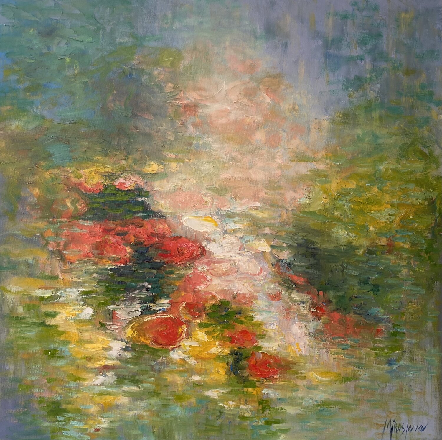 Piece of Heaven Miroslava Lipovec Friedman Originalgemälde zu verkaufen