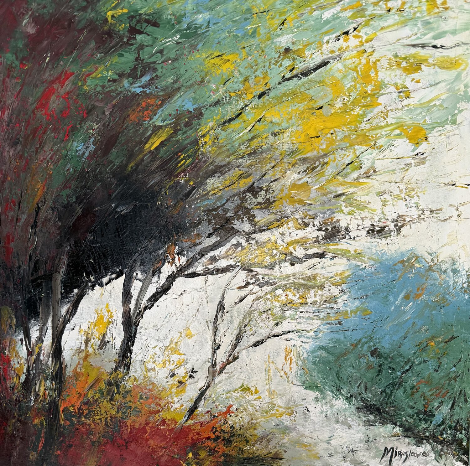 Windy Day Miroslava Lipovec Friedman