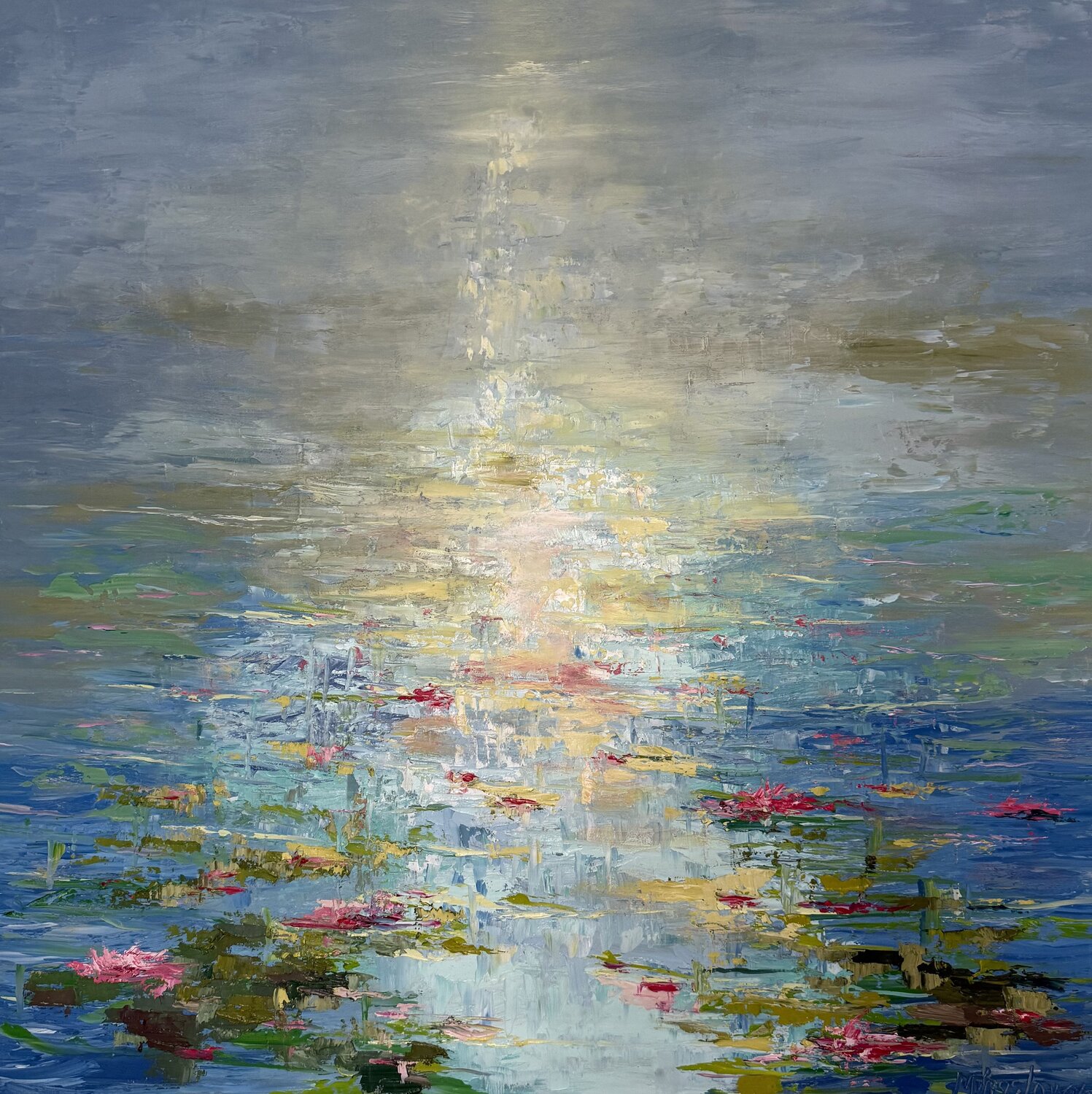 Power of the Reflection Miroslava Lipovec Friedman Origineel schilderij te koop