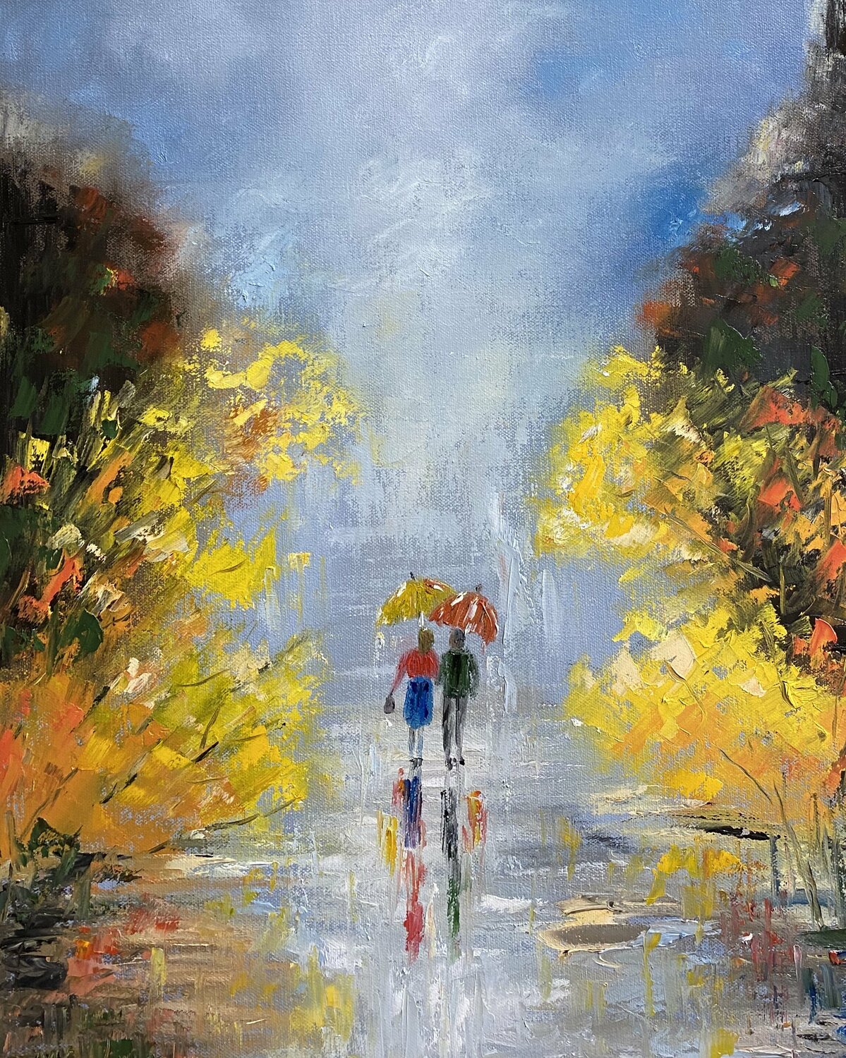 Nice Walk in the Rain Miroslava Lipovec Friedman