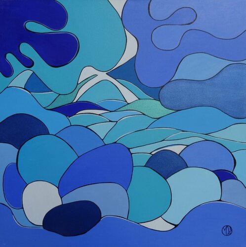 L'oiseau blanc di Marie-Dominique Willemot, Pittura in vendita su Singulart