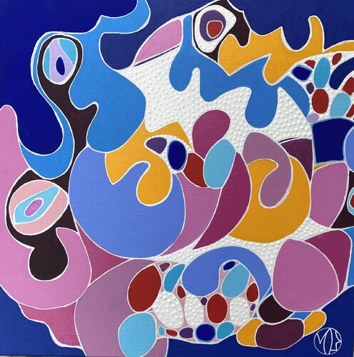 Complicité par Marie-Dominique Willemot, Peinture en vente sur Singulart