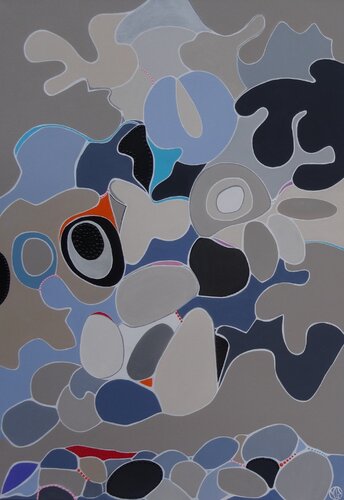 Au delà des apparences par Marie-Dominique Willemot, Peinture en vente sur Singulart