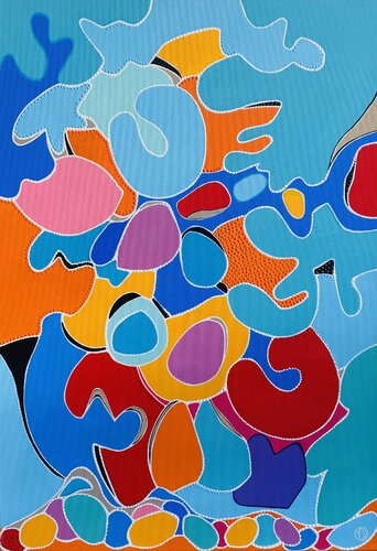 Au delà des apparences von Marie-Dominique Willemot, Malerei kaufen auf Singulart