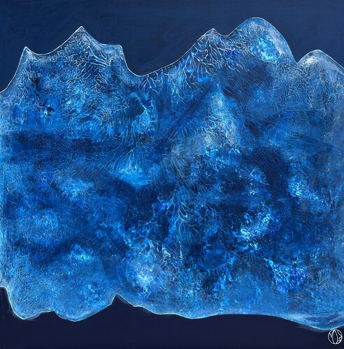 Entre mer et montagne von Marie-Dominique Willemot, Malerei kaufen auf Singulart