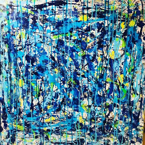 Pluie poétique di Marie-Dominique Willemot, Pittura in vendita su Singulart