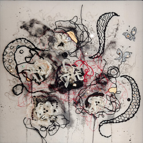 The Strange Flowers IV von Asami GOTO, Textil kaufen auf Singulart